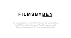 Desktop Screenshot of filmsbyben.com